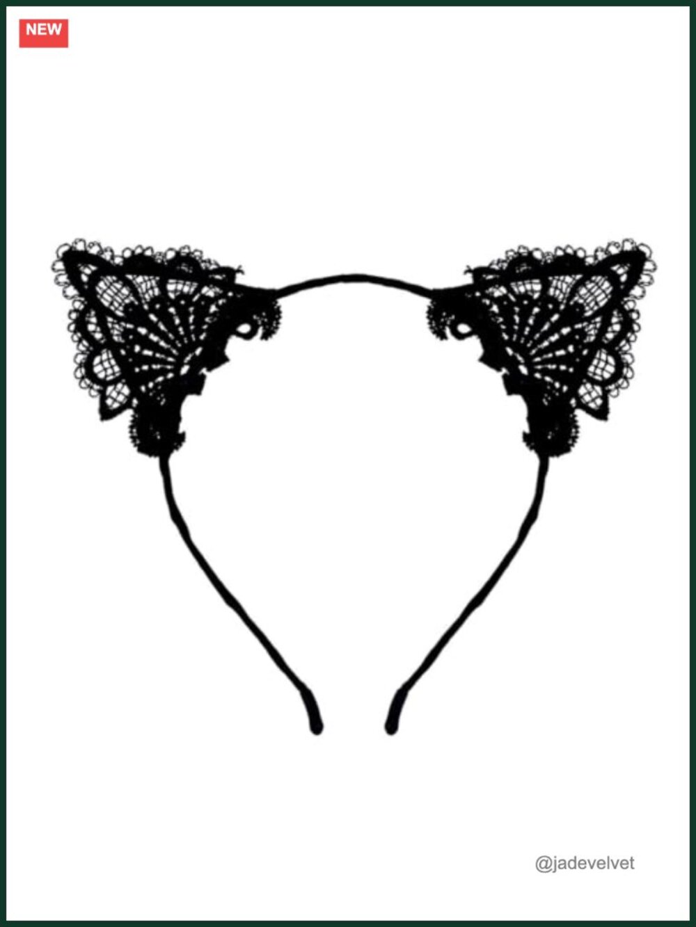 Lace Cat Ears Headband Halloween Cosplay Party Fancy Dress Hair Accessory